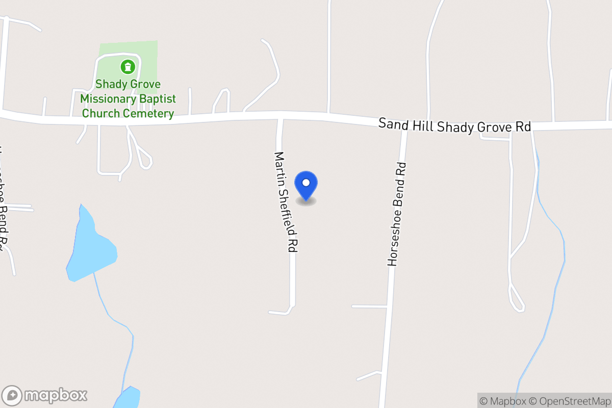 Map of 58 Martin Sheffield Rd
