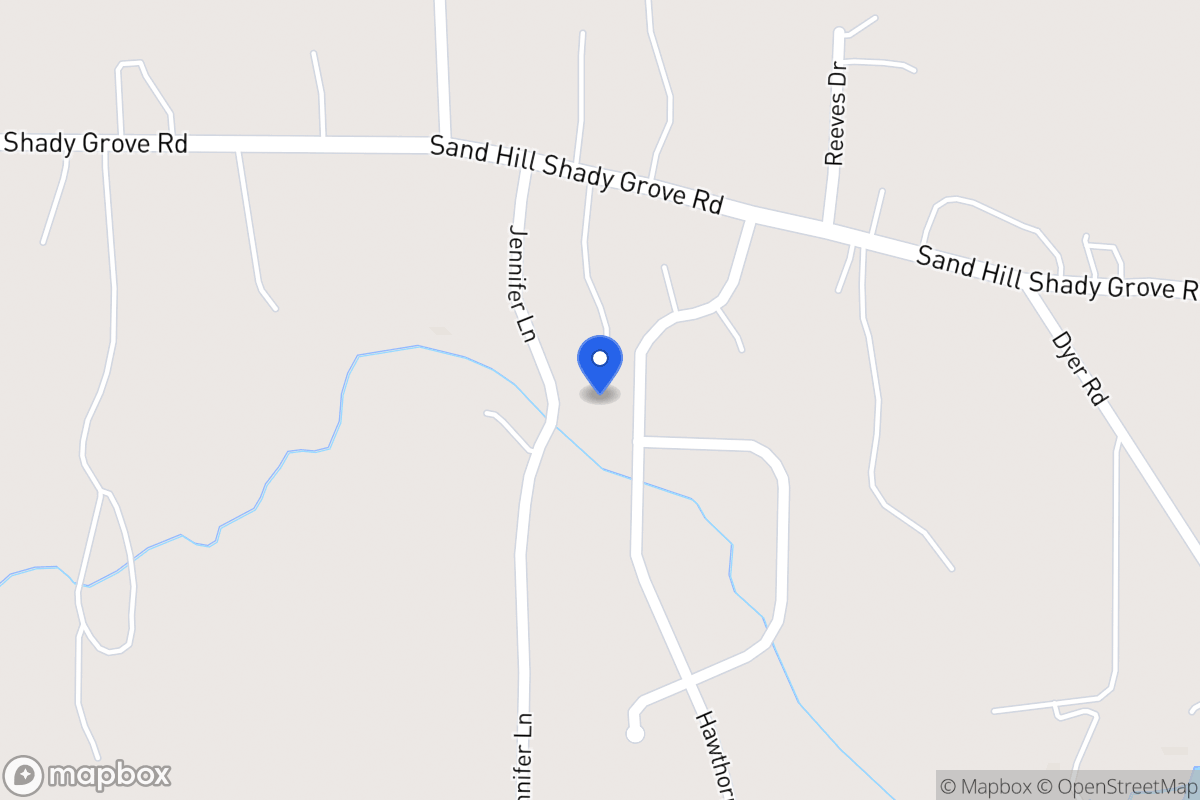Map of 556 Sandhill Shady Grove Rd
