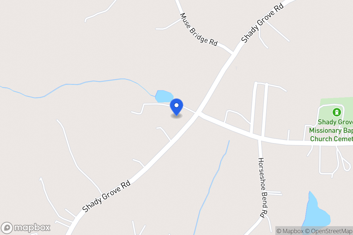 Map of 3014 Shady Grove Rd