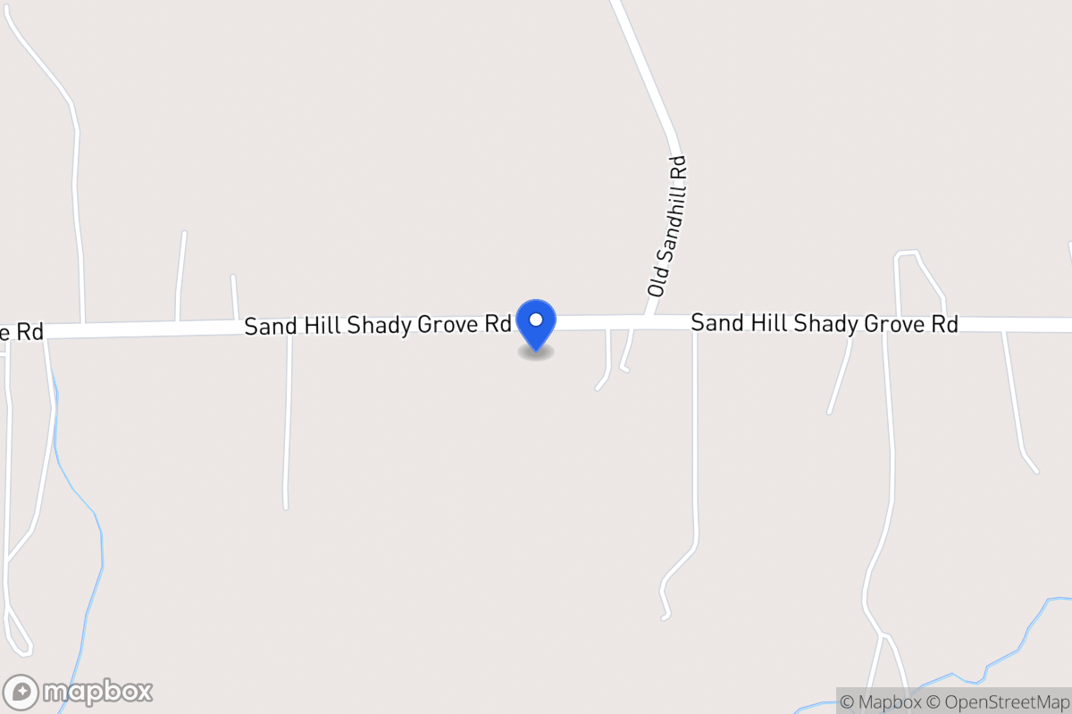 Map of 848 Sandhill Shady Grove Rd