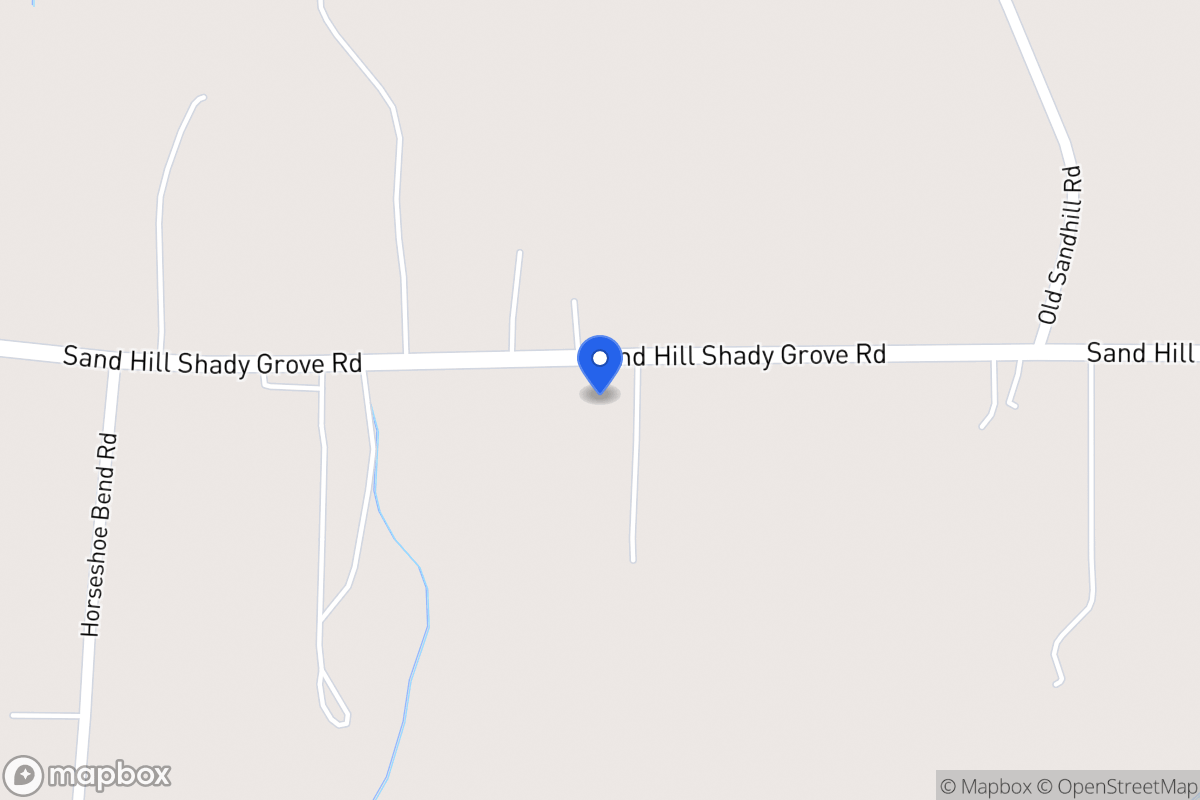 Map of 946 Sandhill Shady Grove Rd