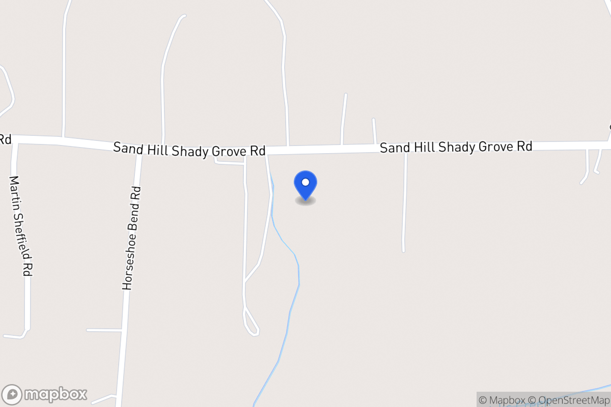 Map of 1000 Sandhill Shady Grove Rd
