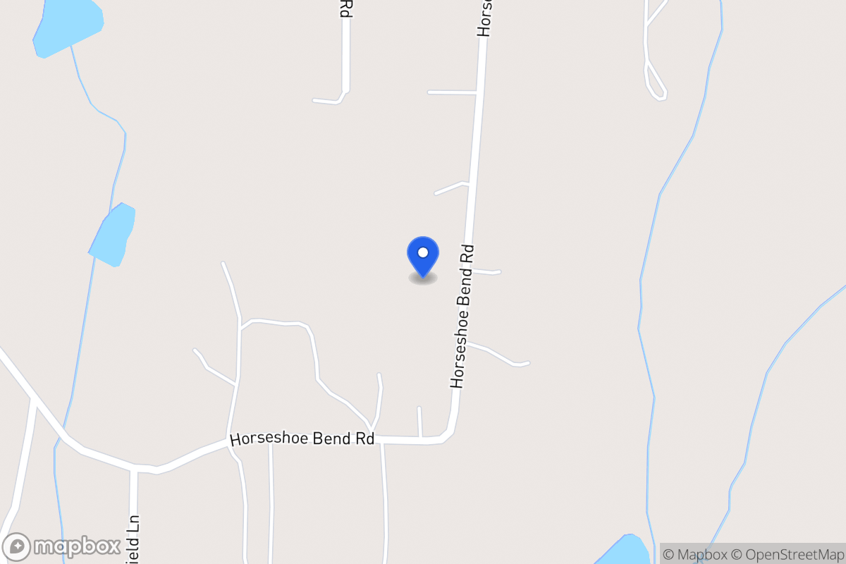 Map of 600 Horseshoe Bend Rd