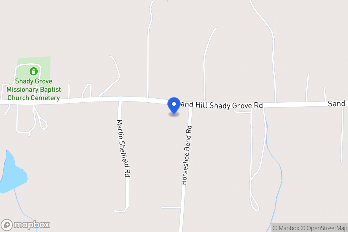 Map of 1132 Sandhill Shady Grove Rd