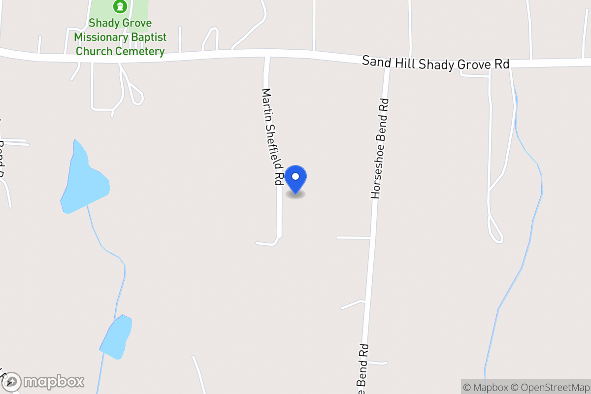 Map of 80 Martin Sheffield Rd