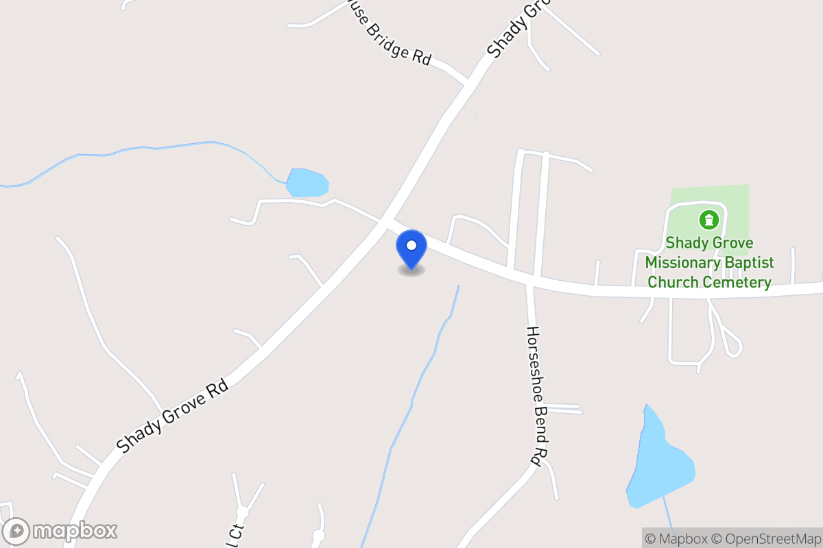 Map of 3025 Shady Grove Rd