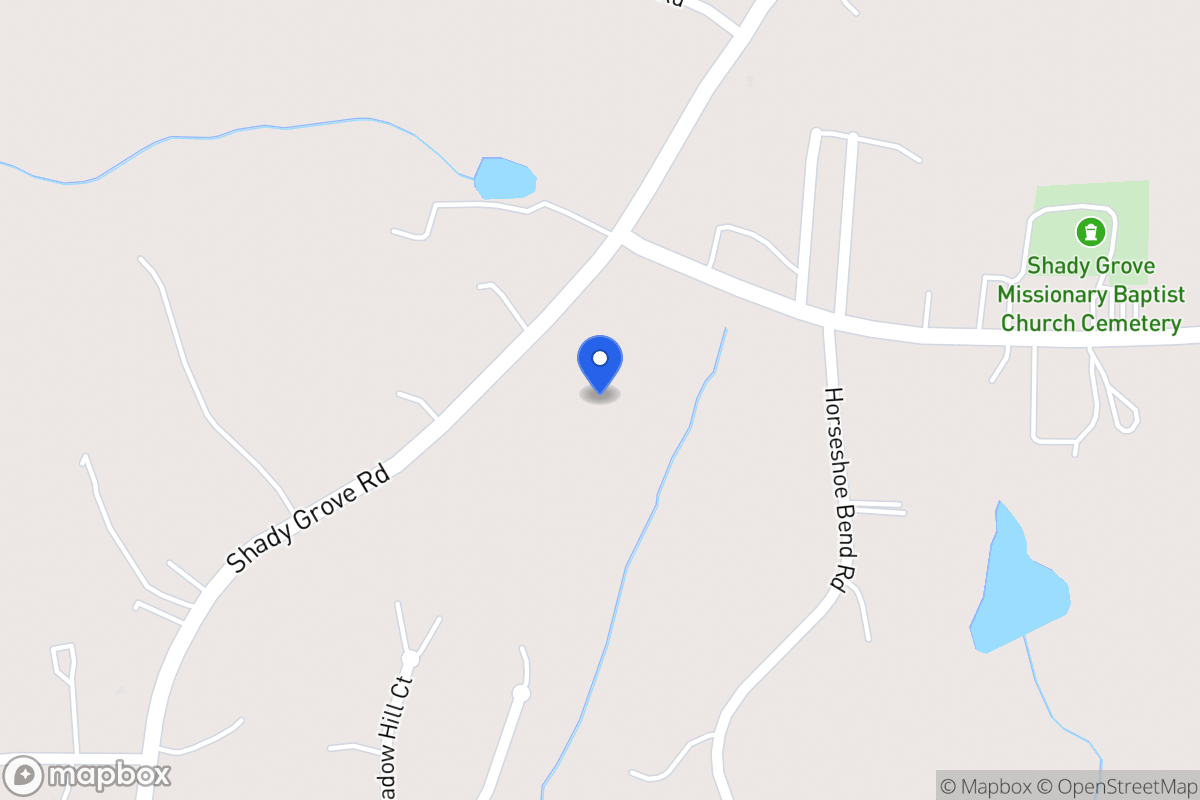 Map of 2991 Shady Grove Rd