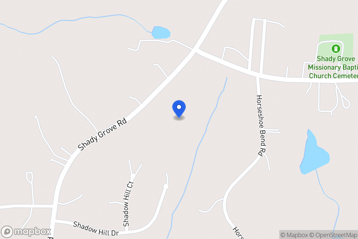 Map of 2957 Shady Grove Rd