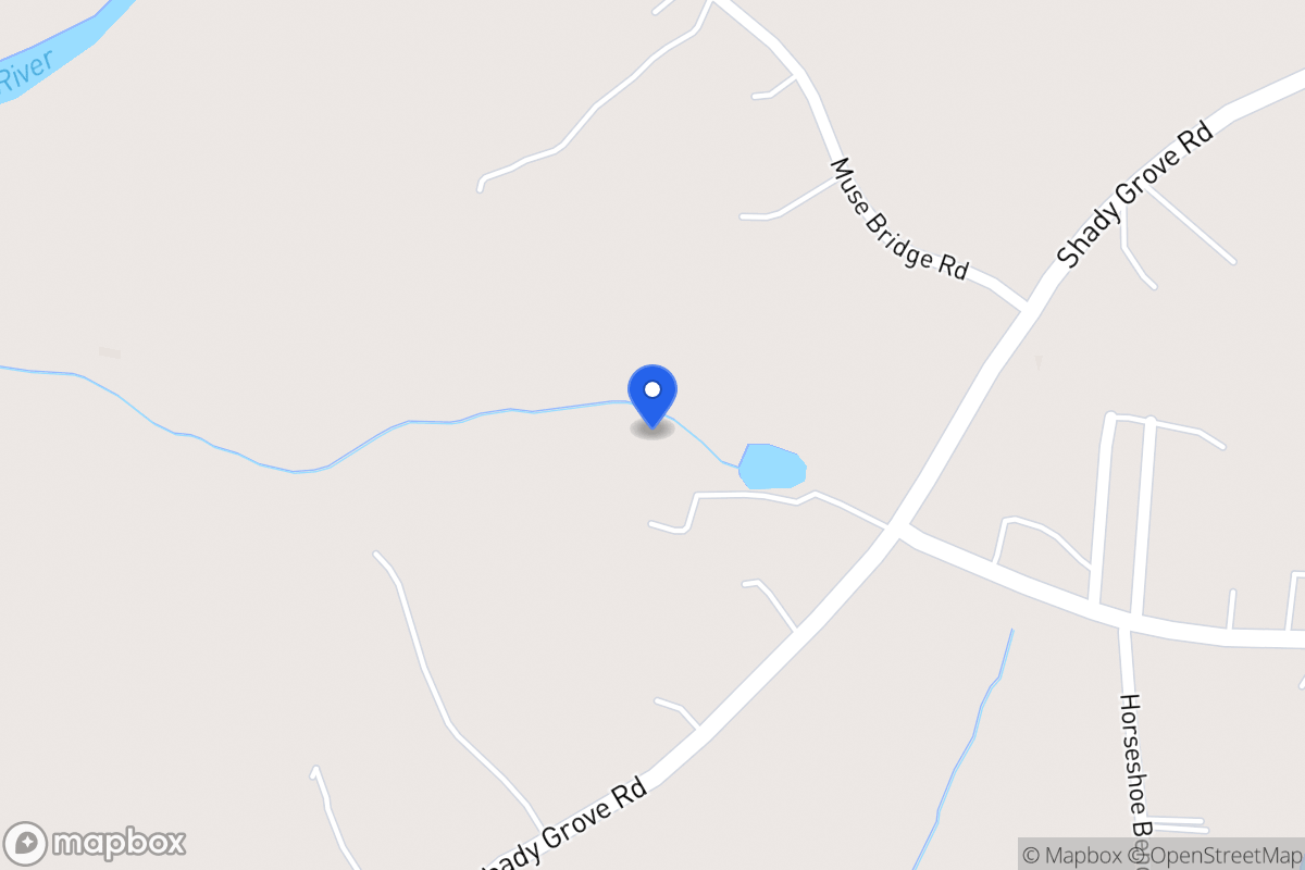 Map of 3018 Shady Grove Rd