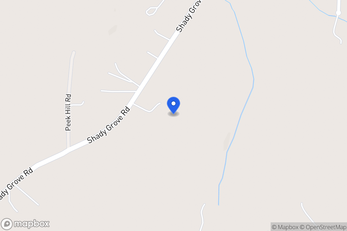 Map of 3325 Shady Grove Rd