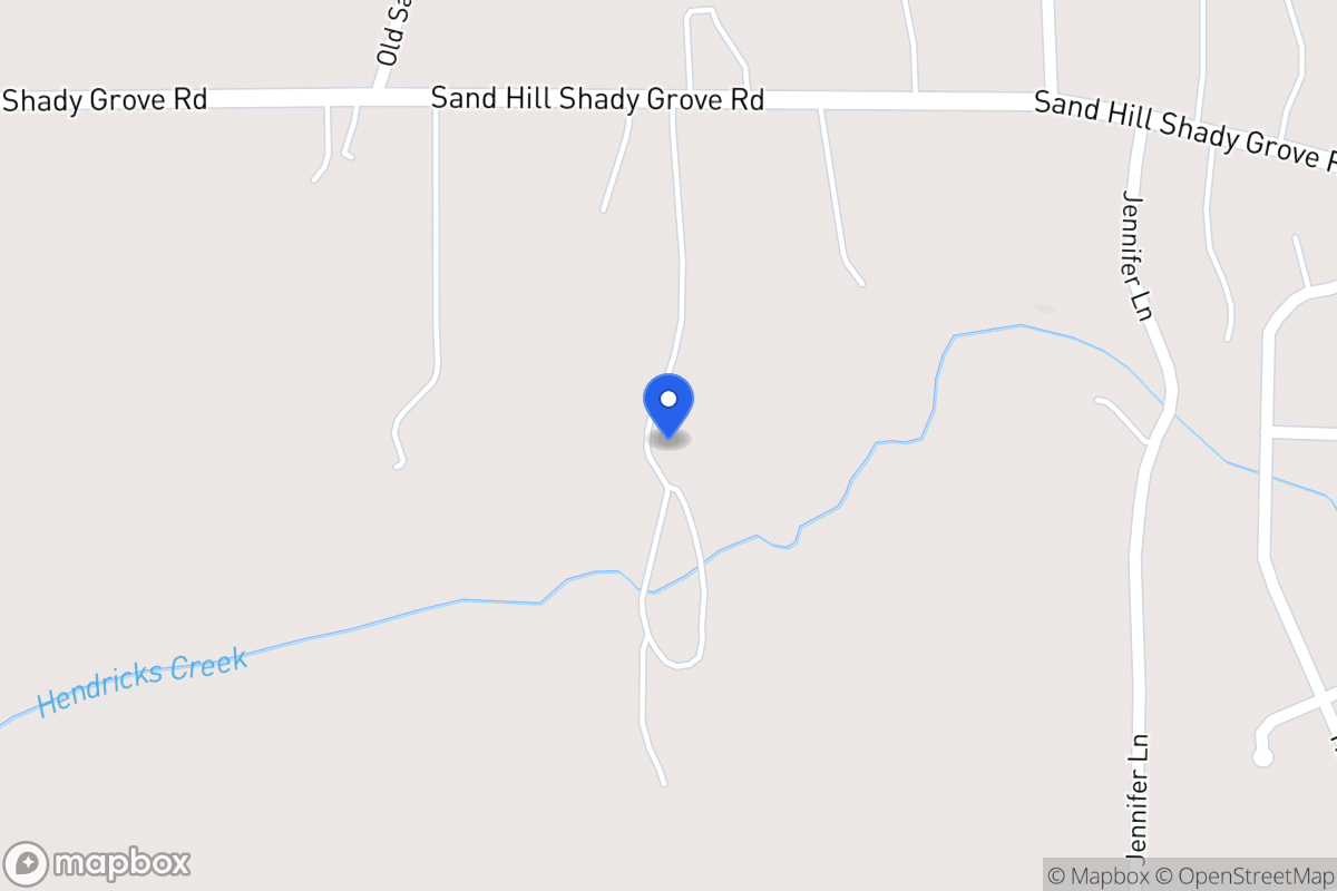 Map of 716 Sandhill Shady Grove Rd
