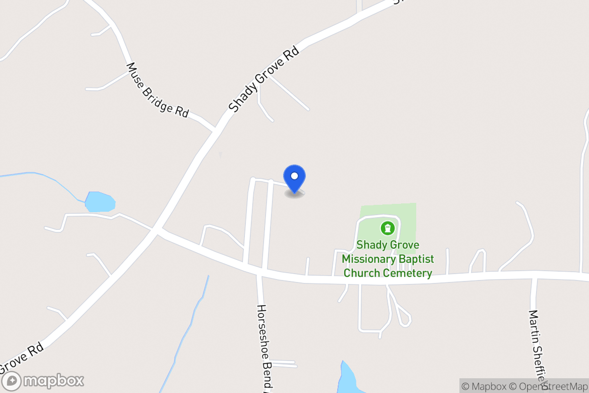 Map of 1371 Sandhill Shady Grove Rd
