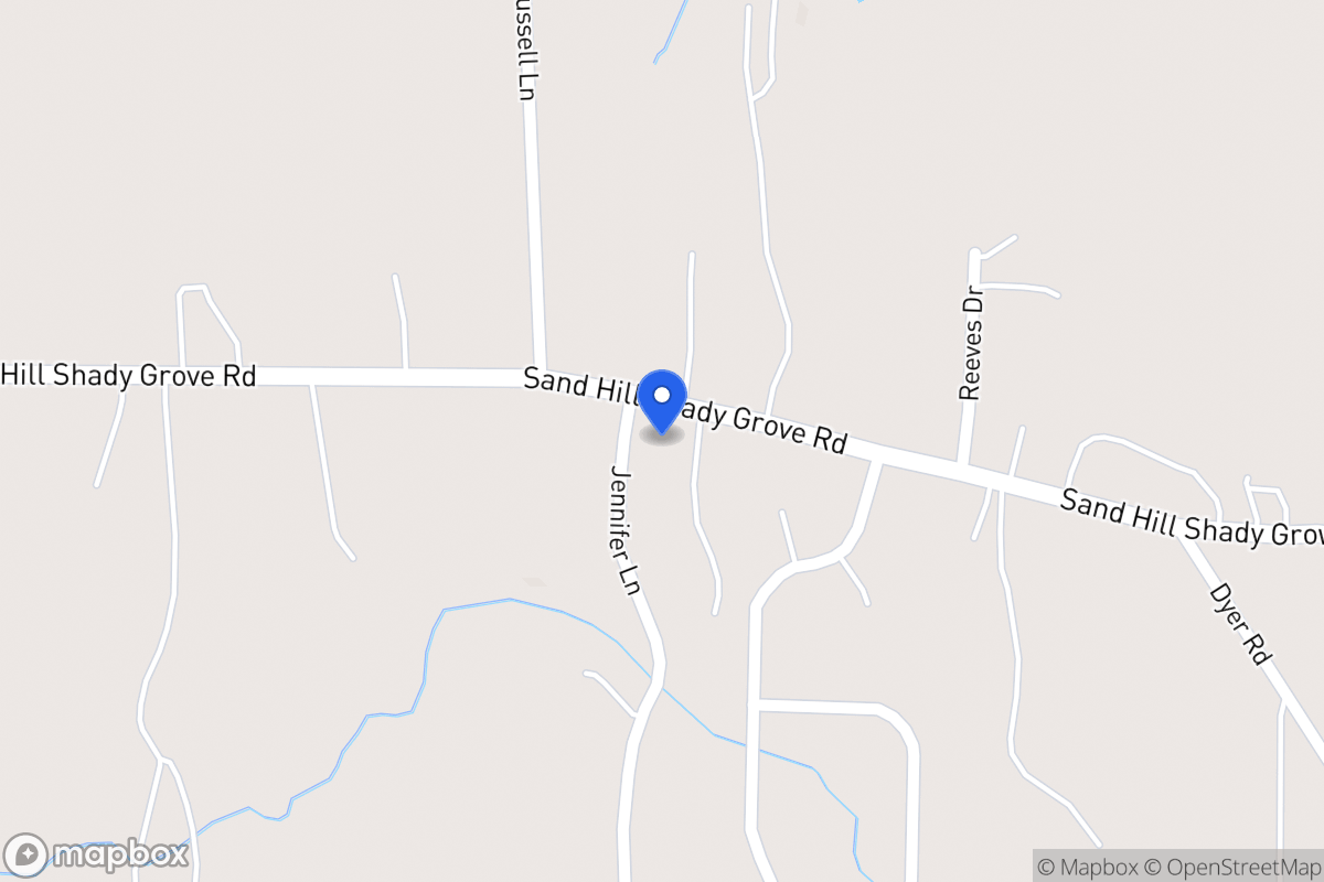 Map of 562 Sandhill Shady Grove Rd