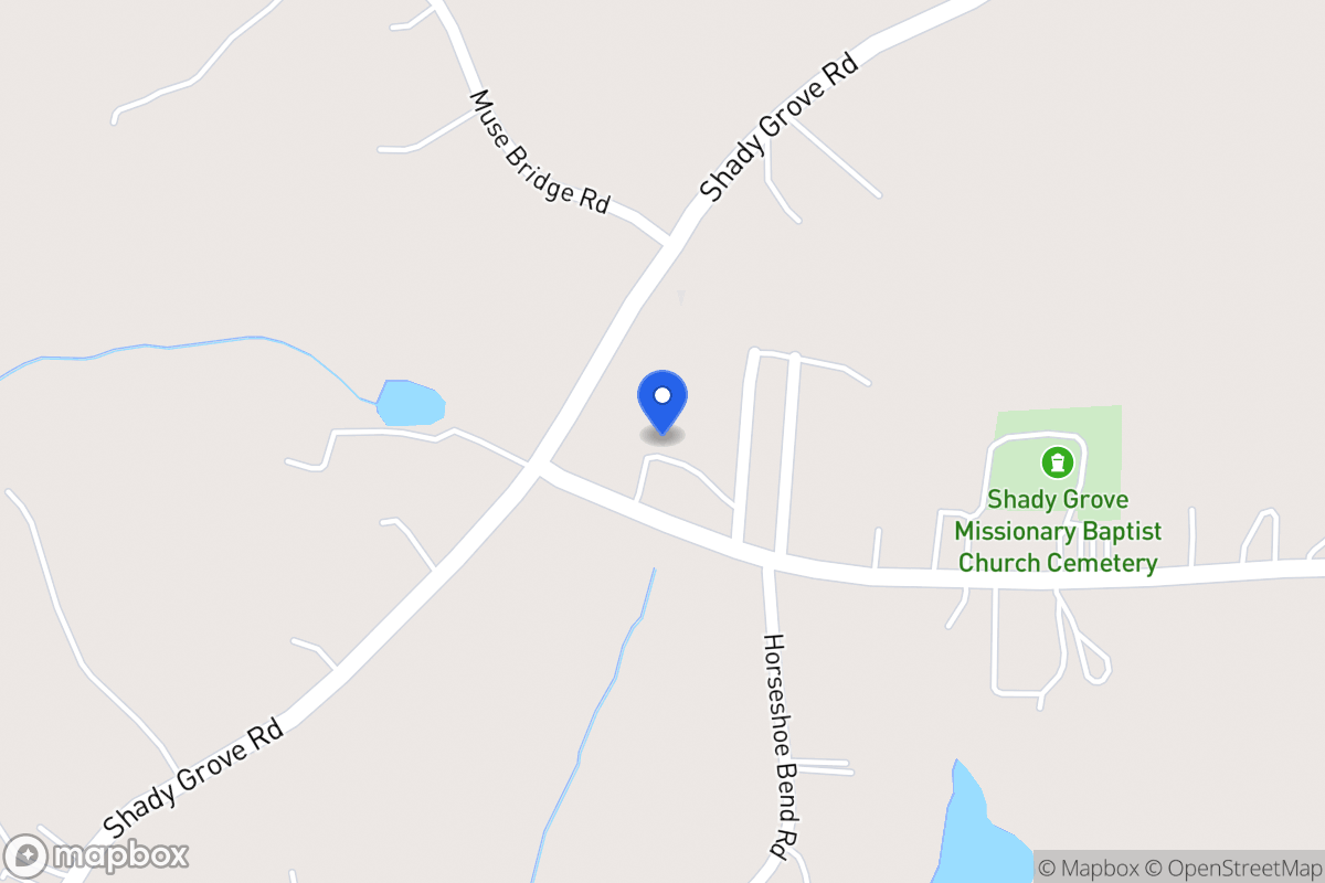 Map of 1407 Sandhill Shady Grove Rd