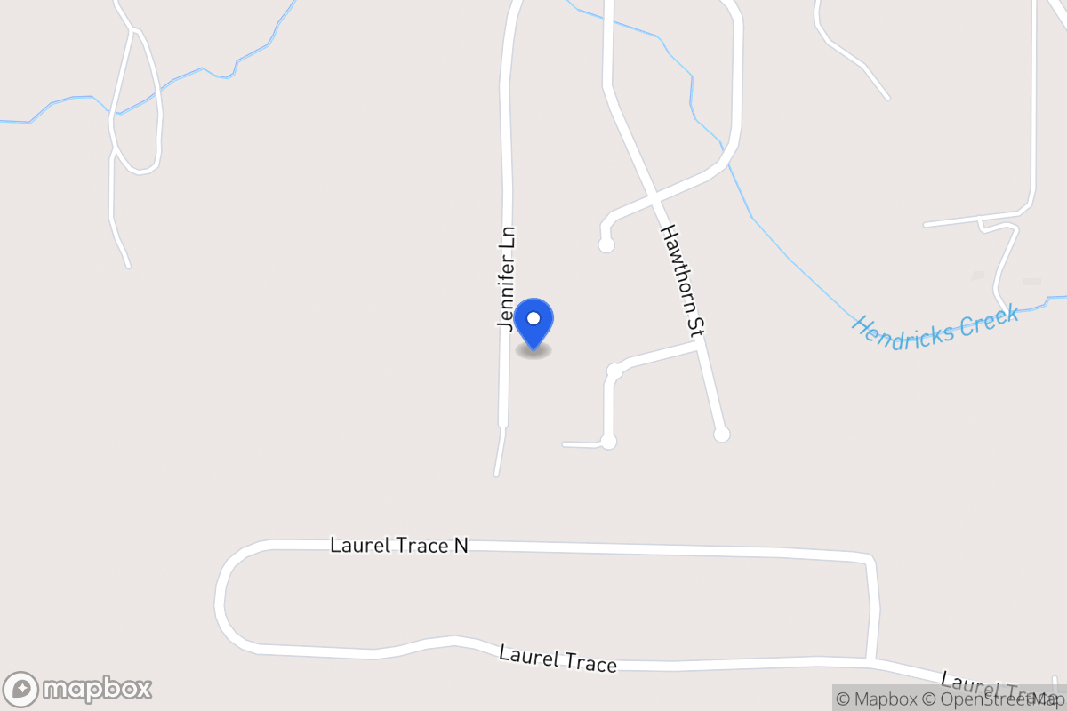 Map of 208 Jennifer Ln