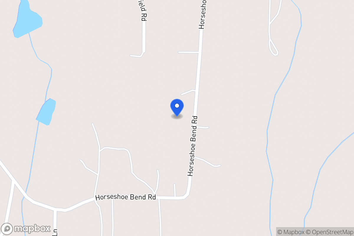 Map of 616 Horseshoe Bend Rd