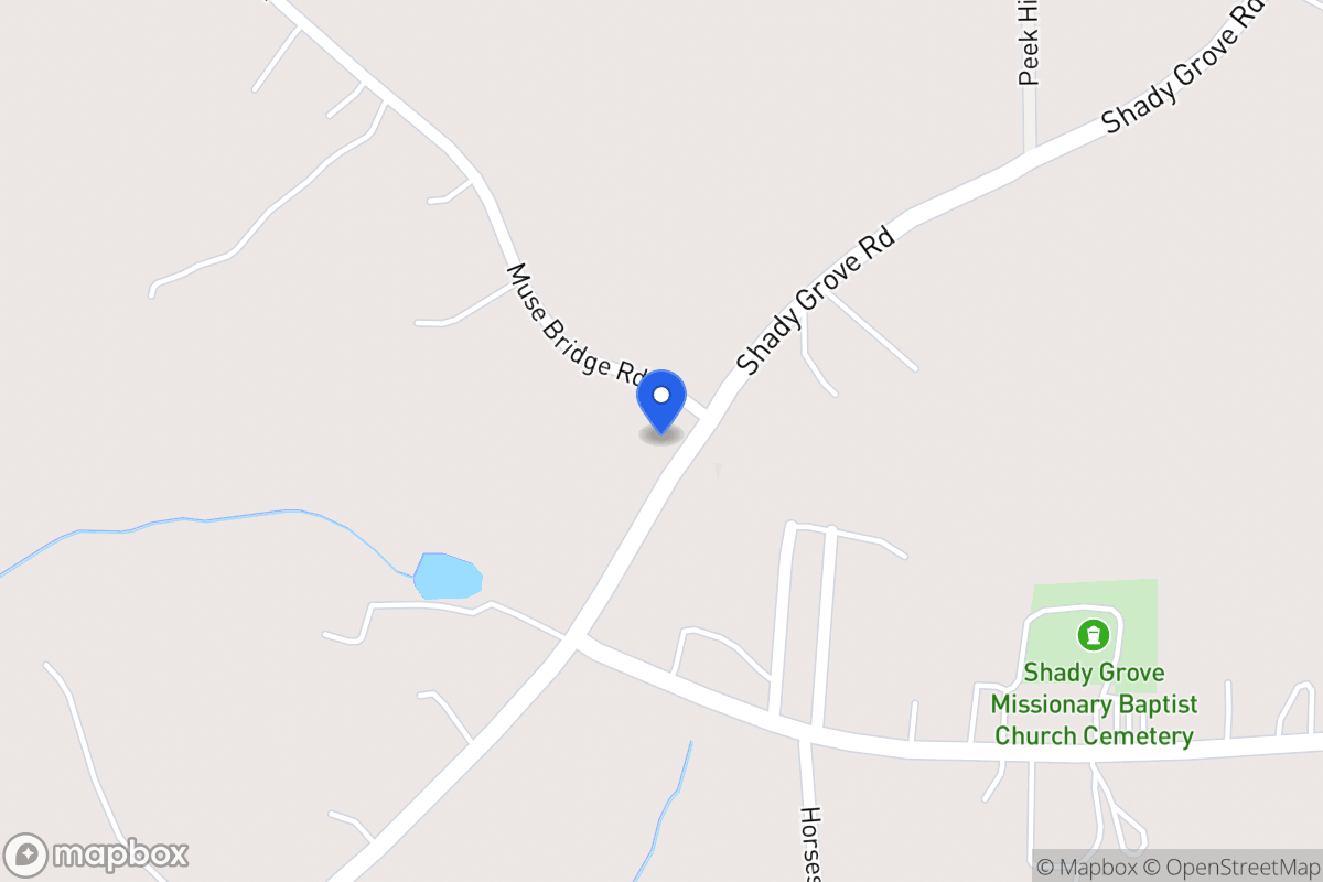 Map of 3106 Shady Grove Rd