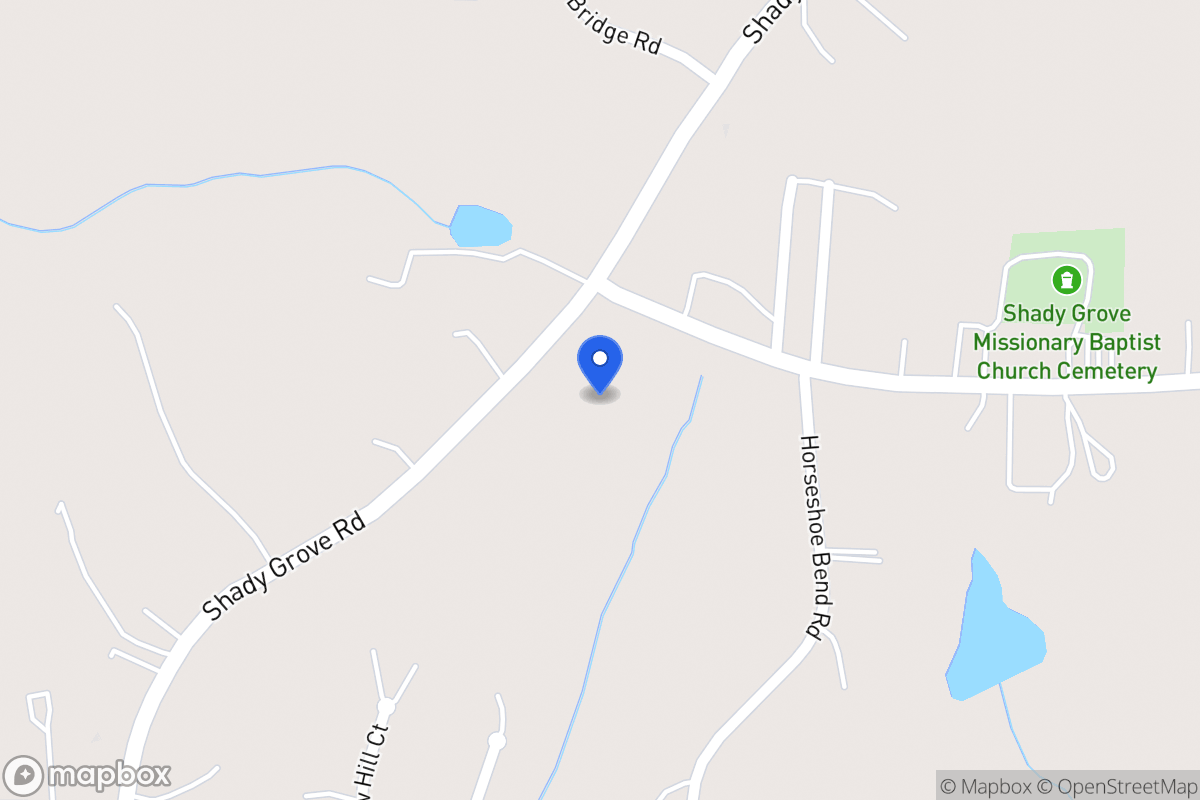 Map of 2997 Shady Grove Rd