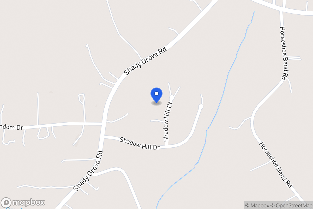 Map of 42 Shadow Hill Ct