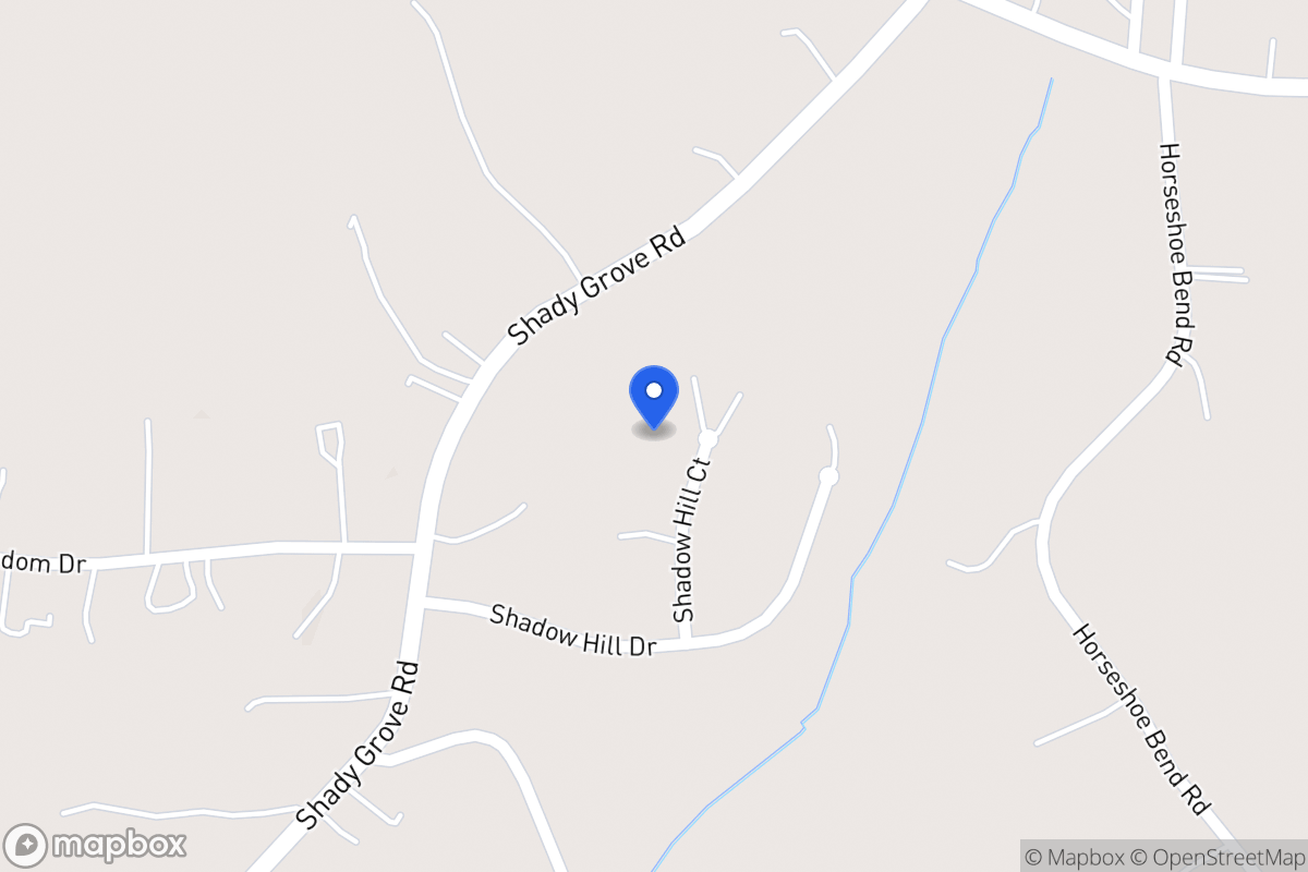 Map of 52 Shadow Hill Ct