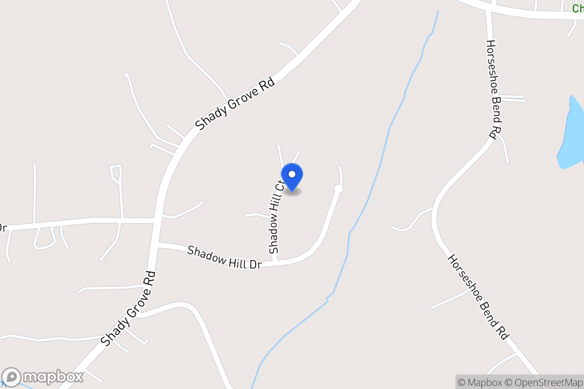 Map of 43 Shadow Hill Ct