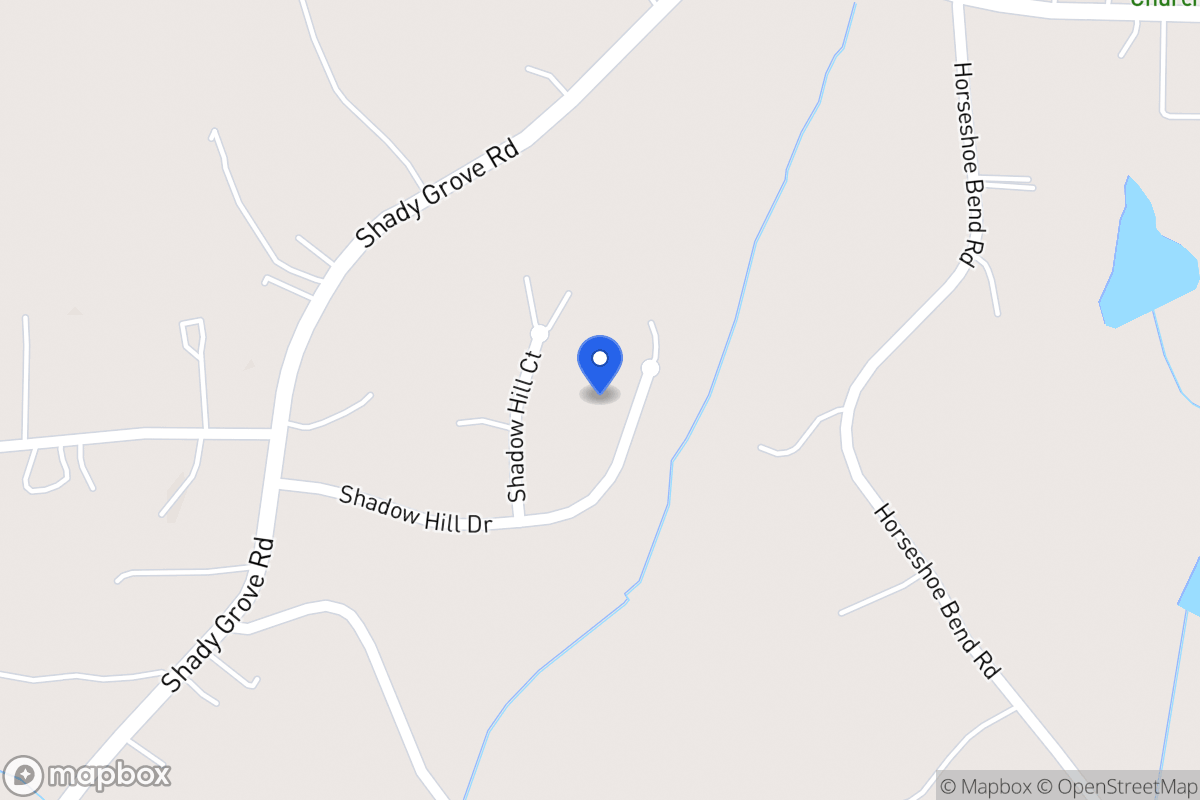 Map of 126 Shadow Hill Dr