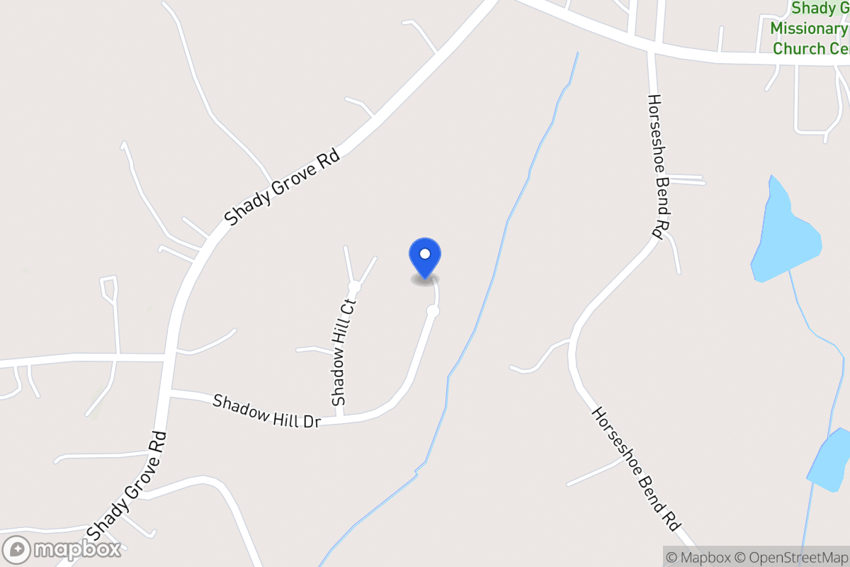 Map of 150 Shadow Hill Dr