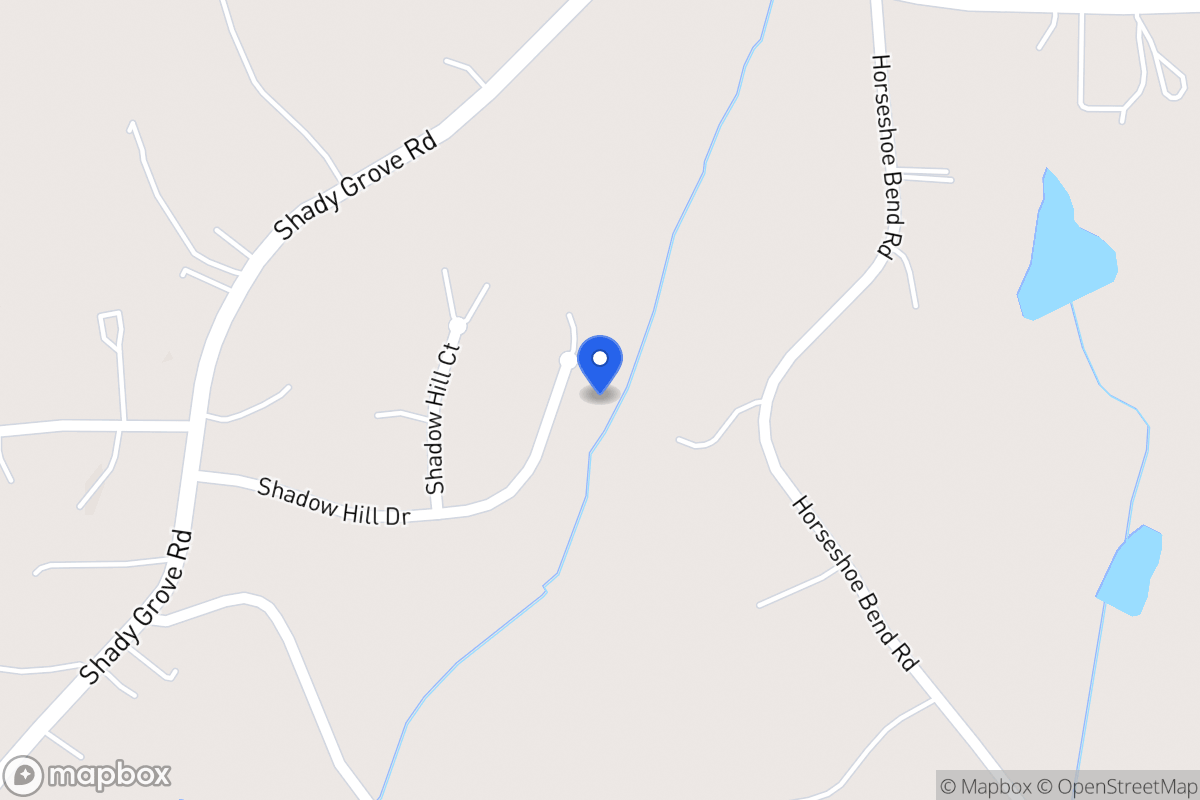 Map of 131 Shadow Hill Dr