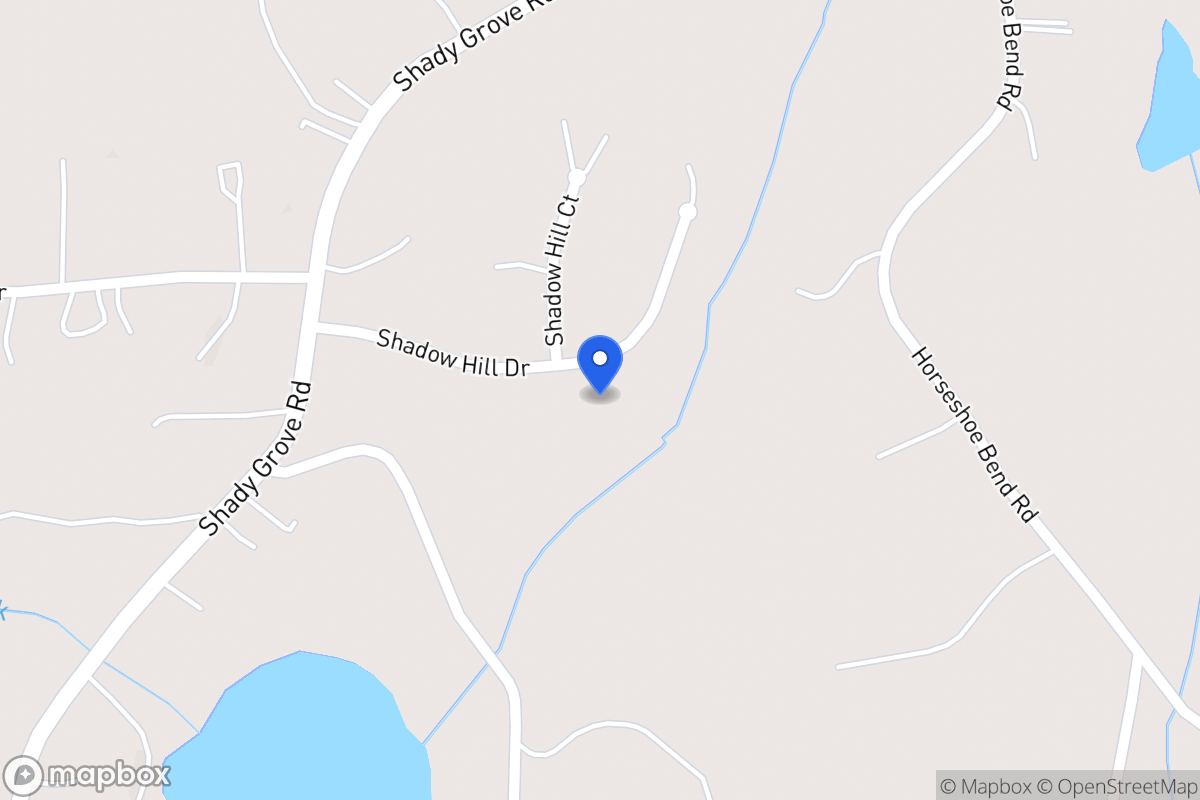 Map of 91 Shadow Hill Dr