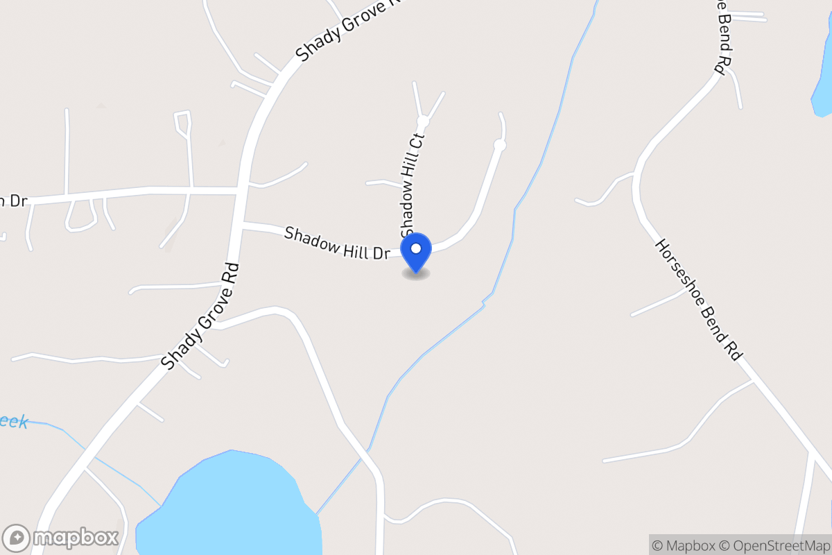 Map of 83 Shadow Hill Dr