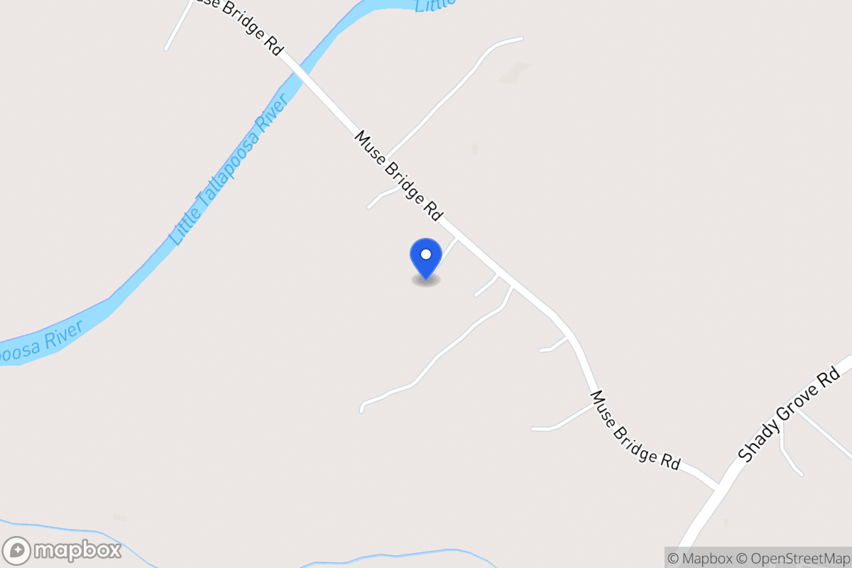 Map of 170 Muse Bridge Rd