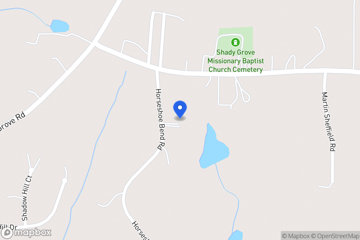 Map of 50 Horseshoe Bend Rd