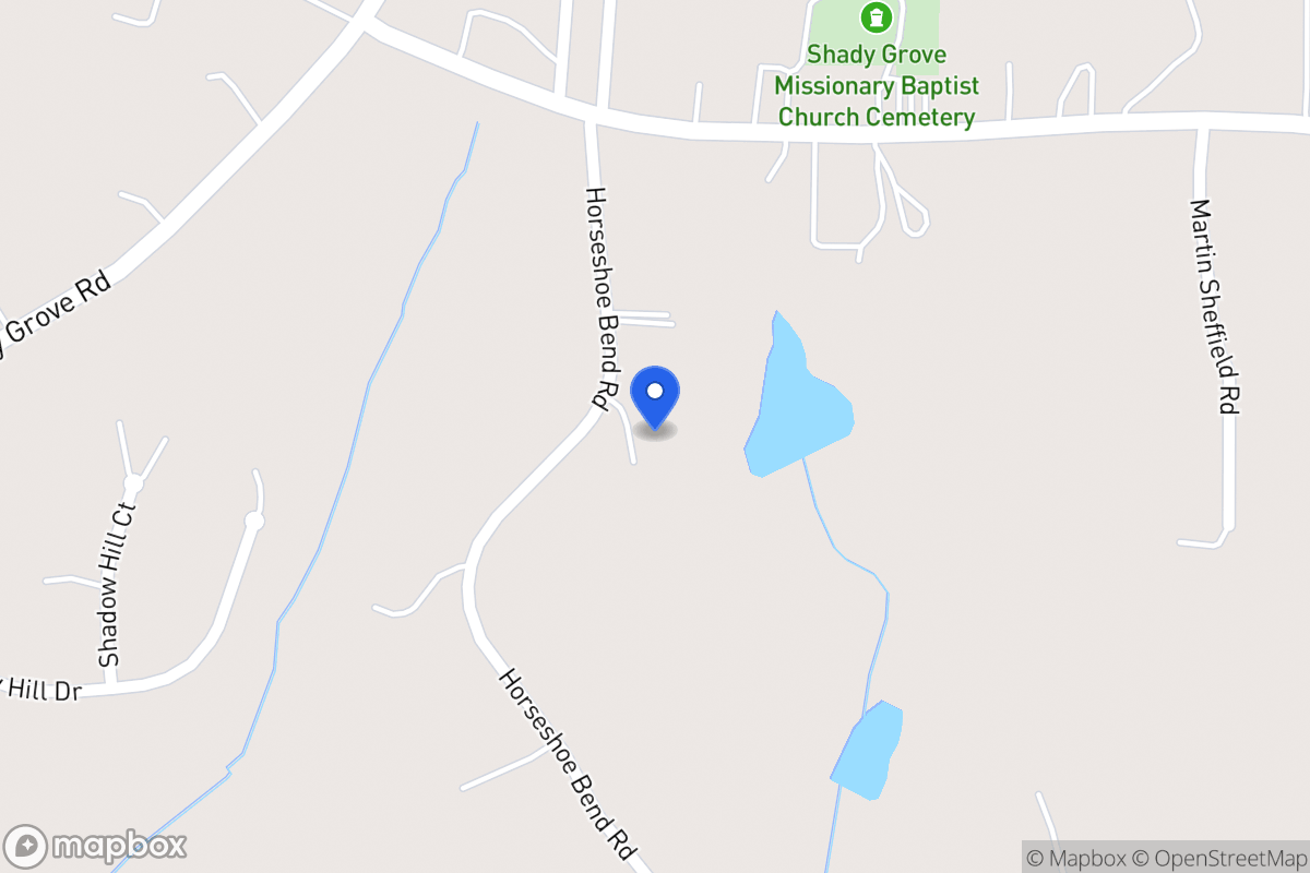 Map of 90 Horseshoe Bend Rd