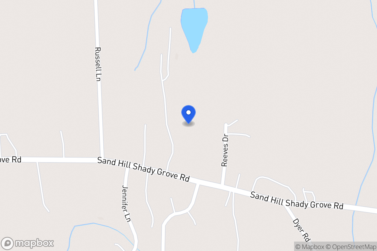 Map of 529 Sandhill Shady Grove Rd