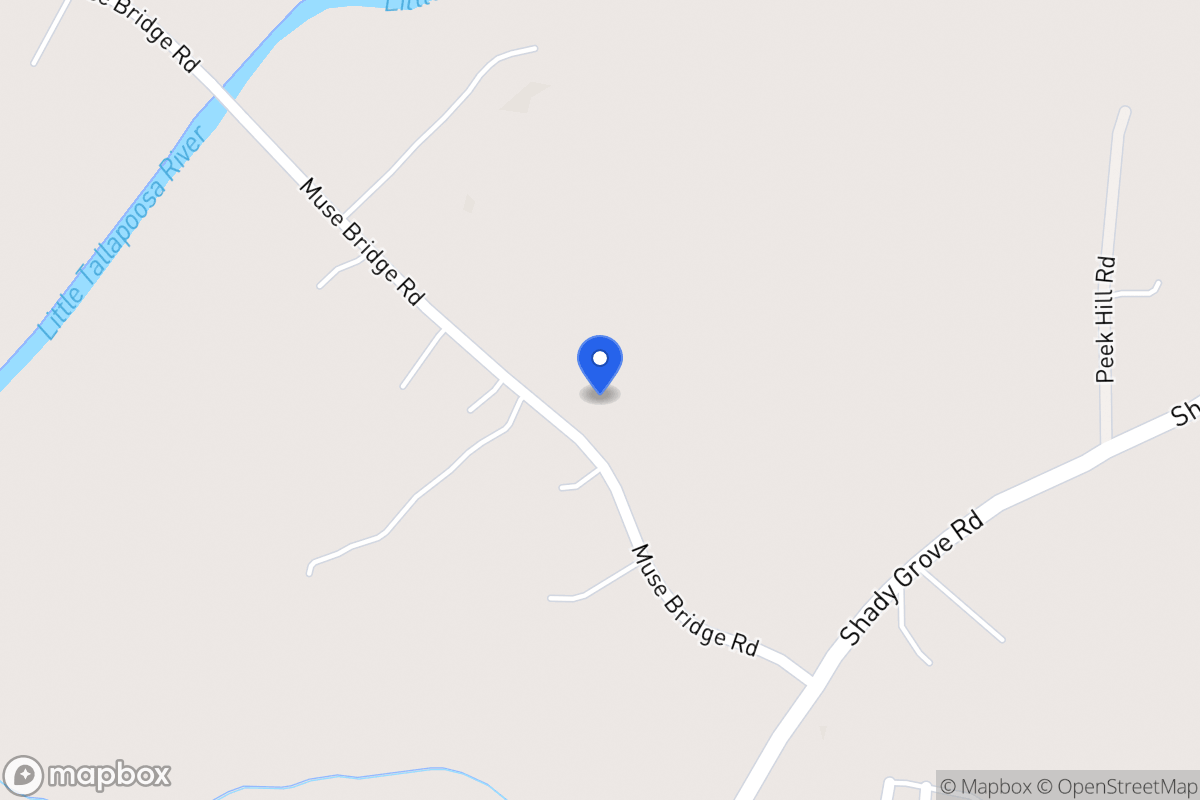Map of 135 Muse Bridge Rd
