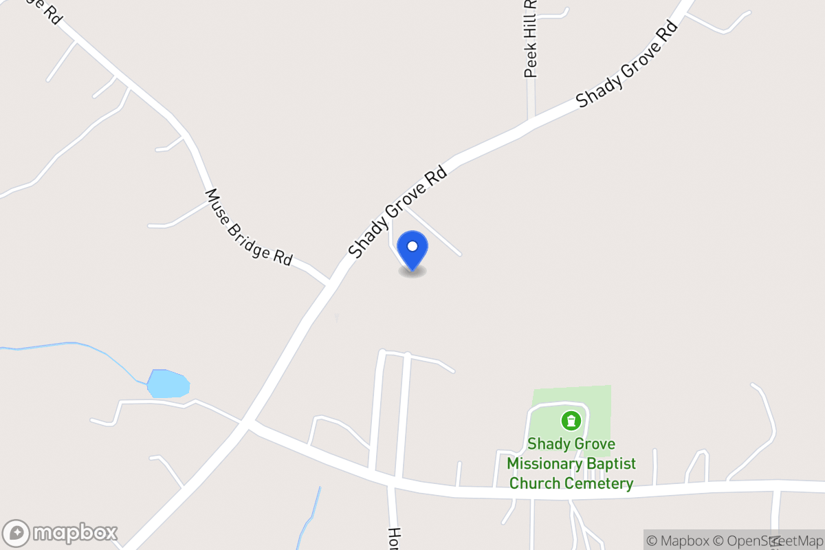 Map of 3161 S Hickory Level Rd