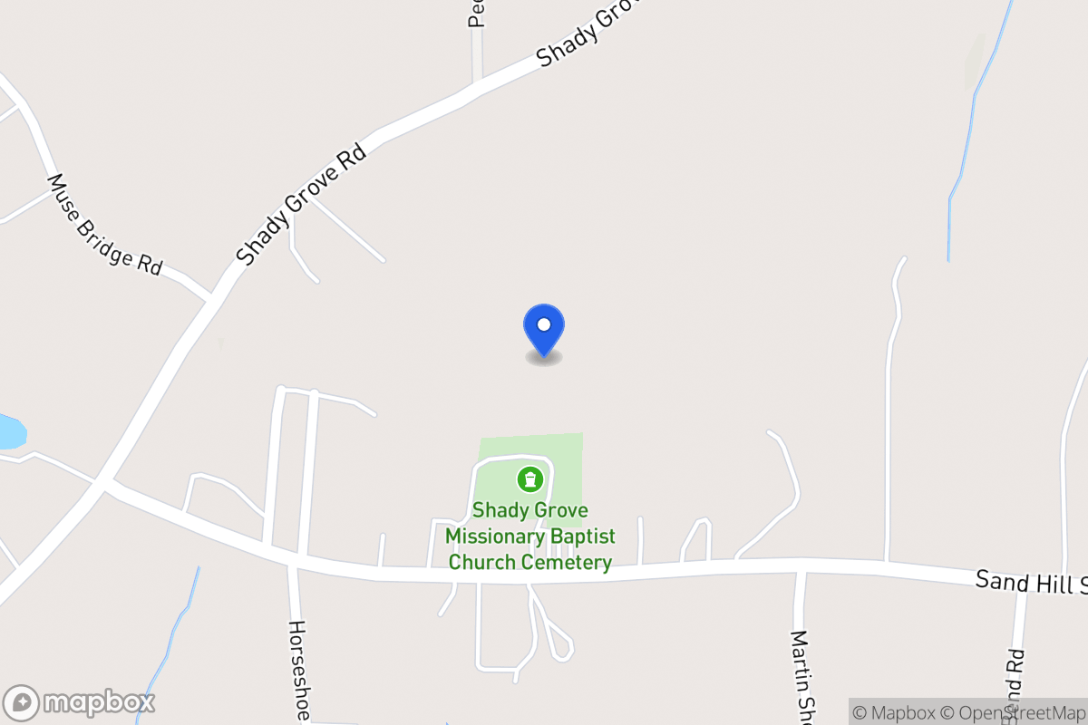 Map of 1245 Sandhill Shady Grove Rd