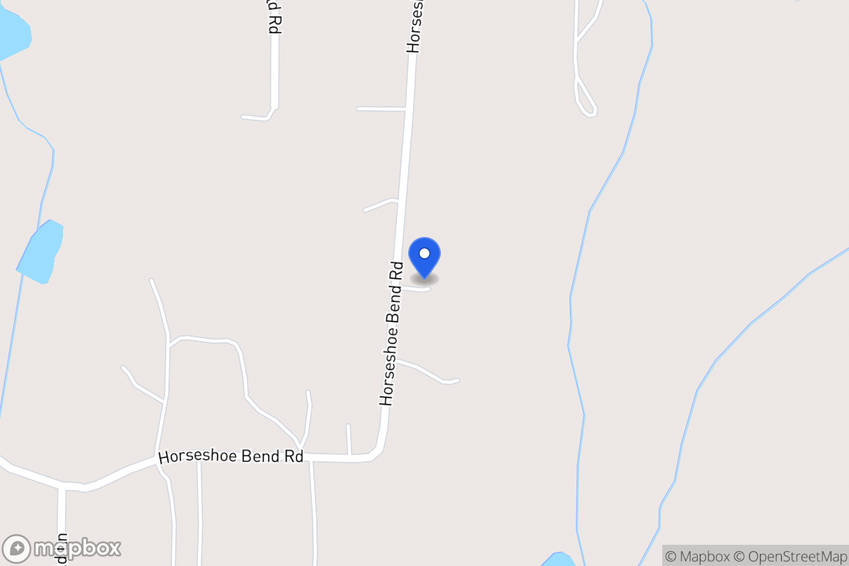 Map of 615 Horseshoe Bend Rd