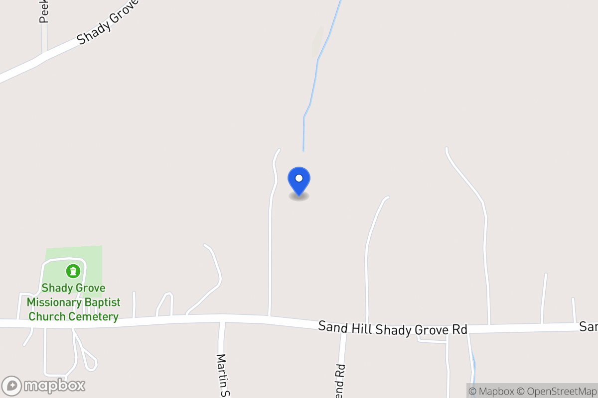 Map of 1151 Sandhill Shady Grove Rd
