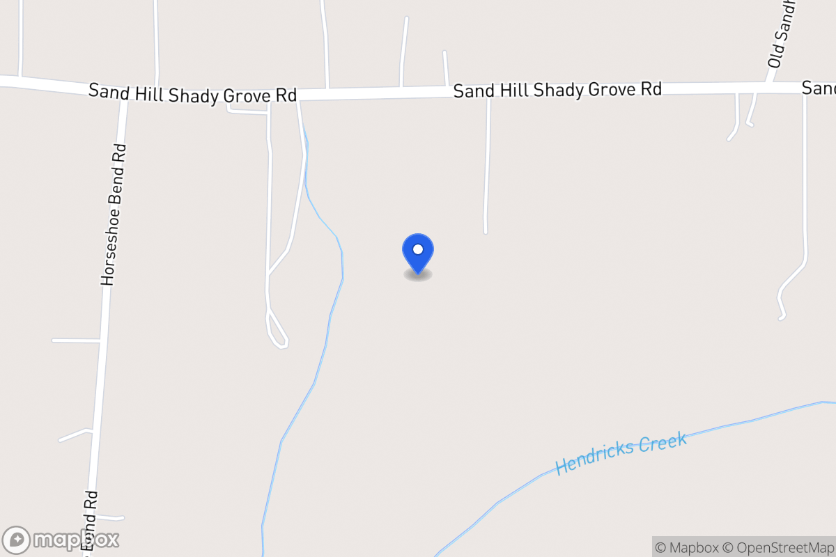 Map of 960 Sandhill Shady Grove Rd