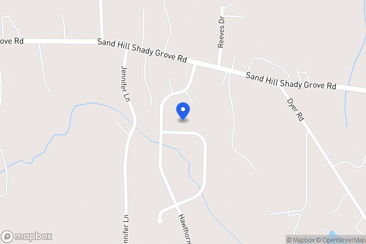 Map of 206 Thornberry Cir