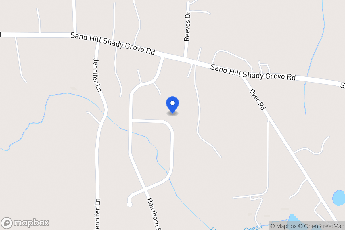 Map of 218 Thornberry Cir