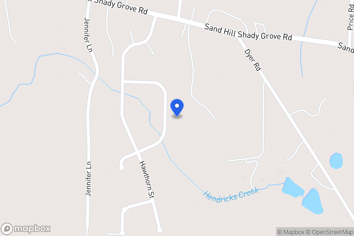 Map of 242 Thornberry Cir