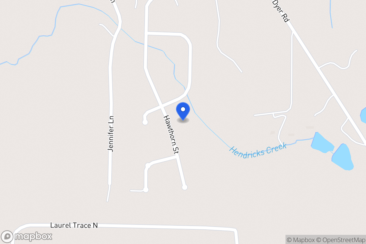 Map of 156 Hawthorn Dr