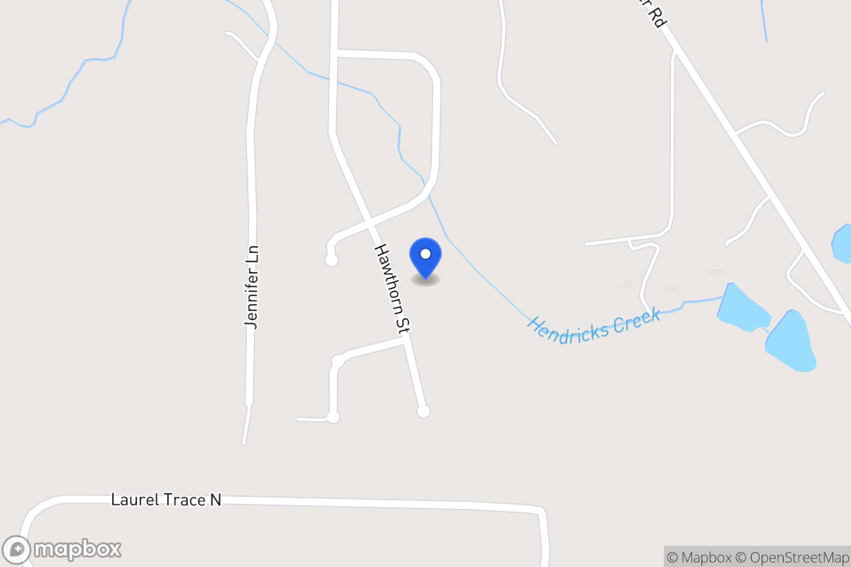 Map of 162 Hawthorn Dr