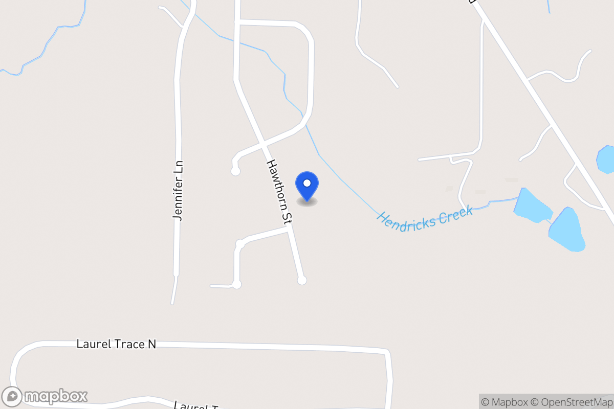 Map of 168 Hawthorn Dr