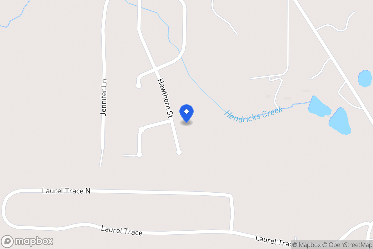 Map of 180 Hawthorn Dr