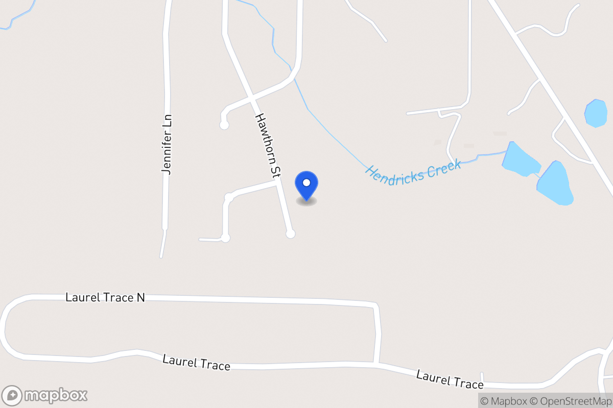 Map of 186 Hawthorn Dr