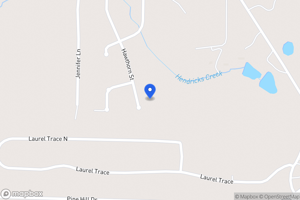 Map of 192 Hawthorn Dr