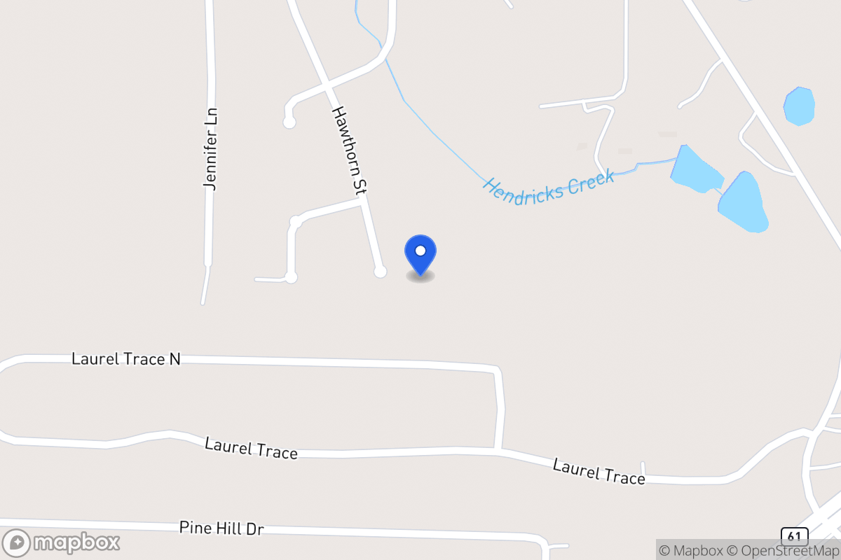 Map of 198 Hawthorn Dr